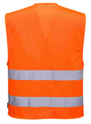 Hi-Vis Mesh Two Band Vest