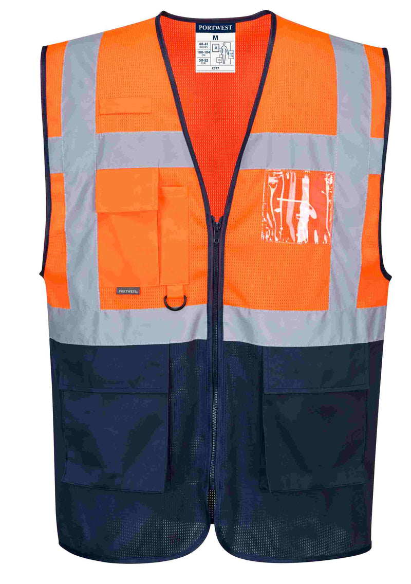 Hi-Vis Mesh Contrast Executive Vest