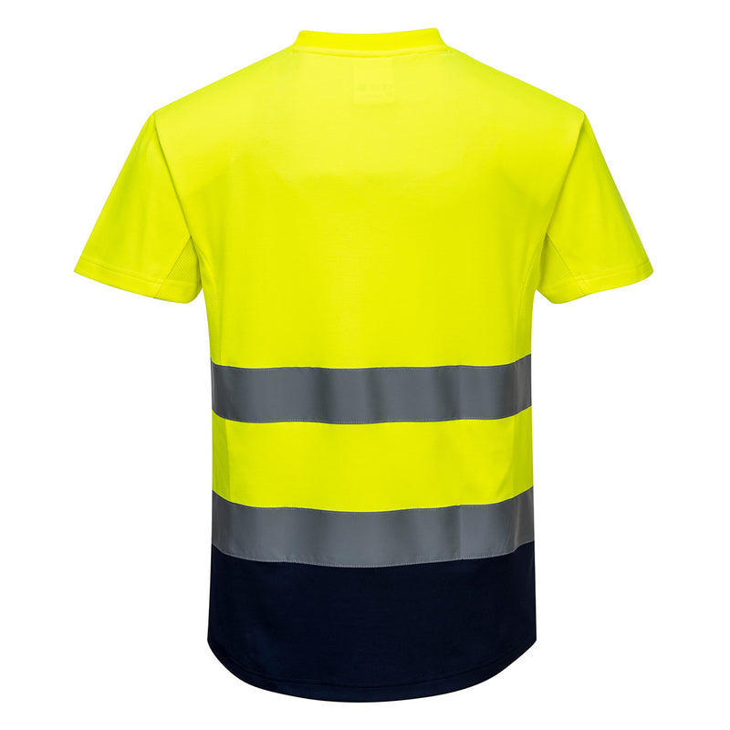 Hi-Vis Contrast Mesh Insert T-Shirt S/S