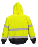 Hi-Vis 3-in-1 Contrast Bomber Jacket