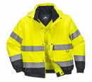 Hi-Vis 2-in-1 Contrast Bomber Jacket