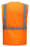 Madrid Hi-Vis Half Mesh Executive Vest