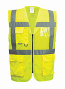 Madrid Hi-Vis Half Mesh Executive Vest