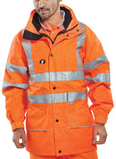 Orange Carnoustie Waterproof Jacket - XL Size, Ultimate Comfort for Outdoor Enthusiasts