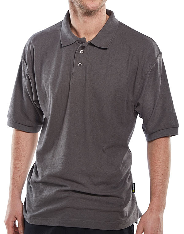 Click PK Shirt Grey - Stylish Polo Shirt Size S