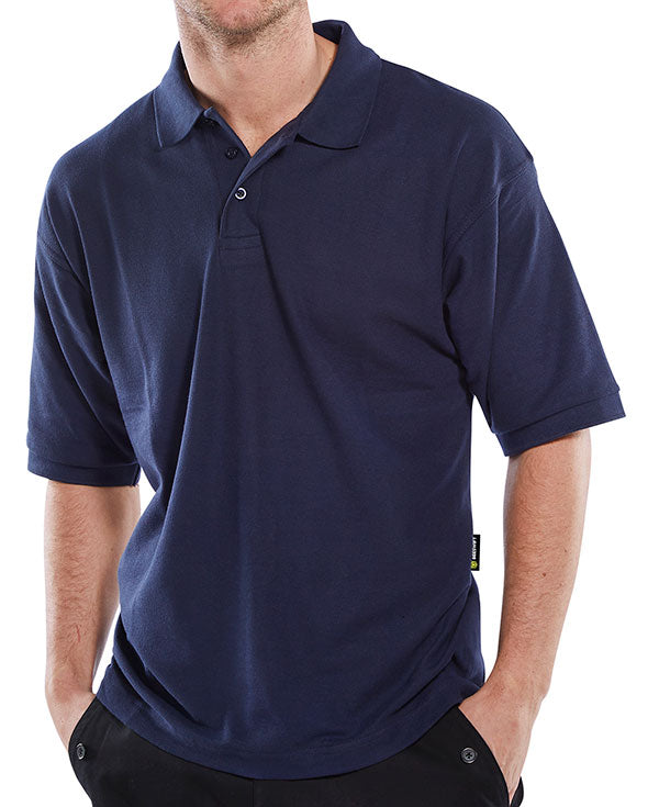 Click PK Shirt Navy XXL - Durable Workwear for Men in Plus Size