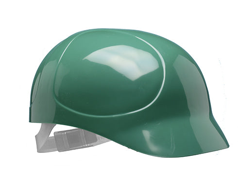 High-Visibility Green Bump Cap - Lightweight Industrial Safety Headgear