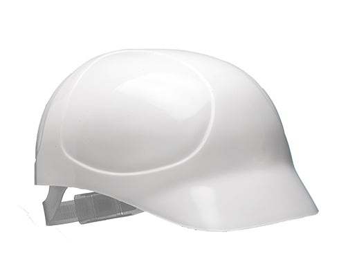 Classic White Bump Cap - Lightweight Industrial Safety Headgear