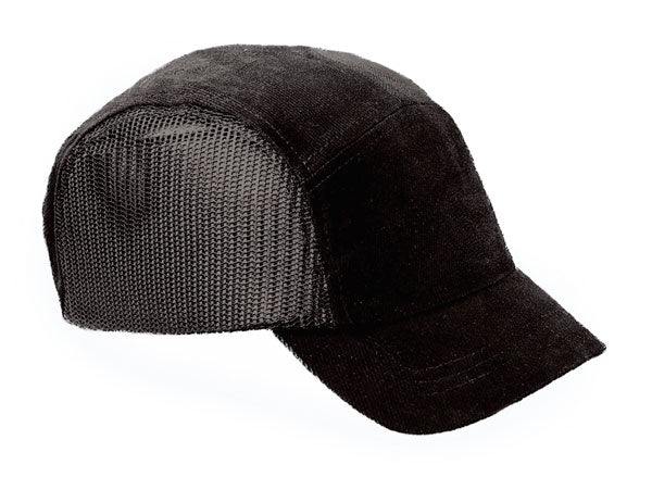 Cool Cap Black Baseball Bump Cap with Standard Peak - Comfortable Head Protection