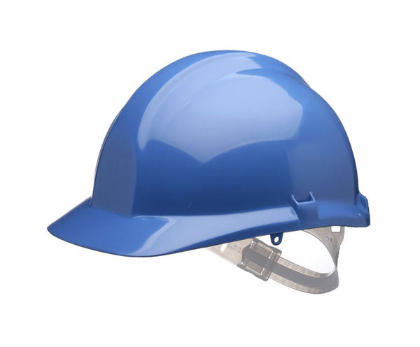 1125 Safety Helmet Blue - Lightweight Hard Hat with Adjustable Headgear