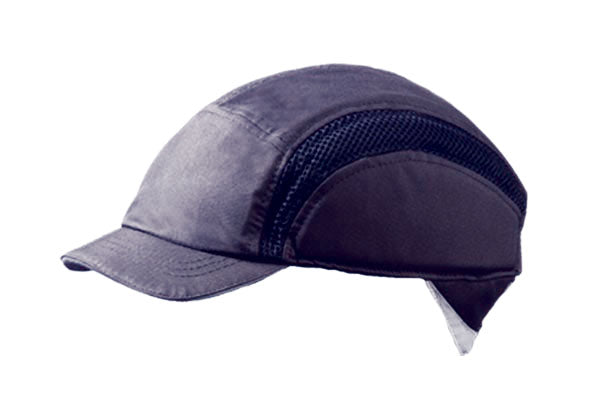 AirPro Baseball Bump Cap Reduced Peak Navy - Lightweight Head Protection with Enhanced Visibility