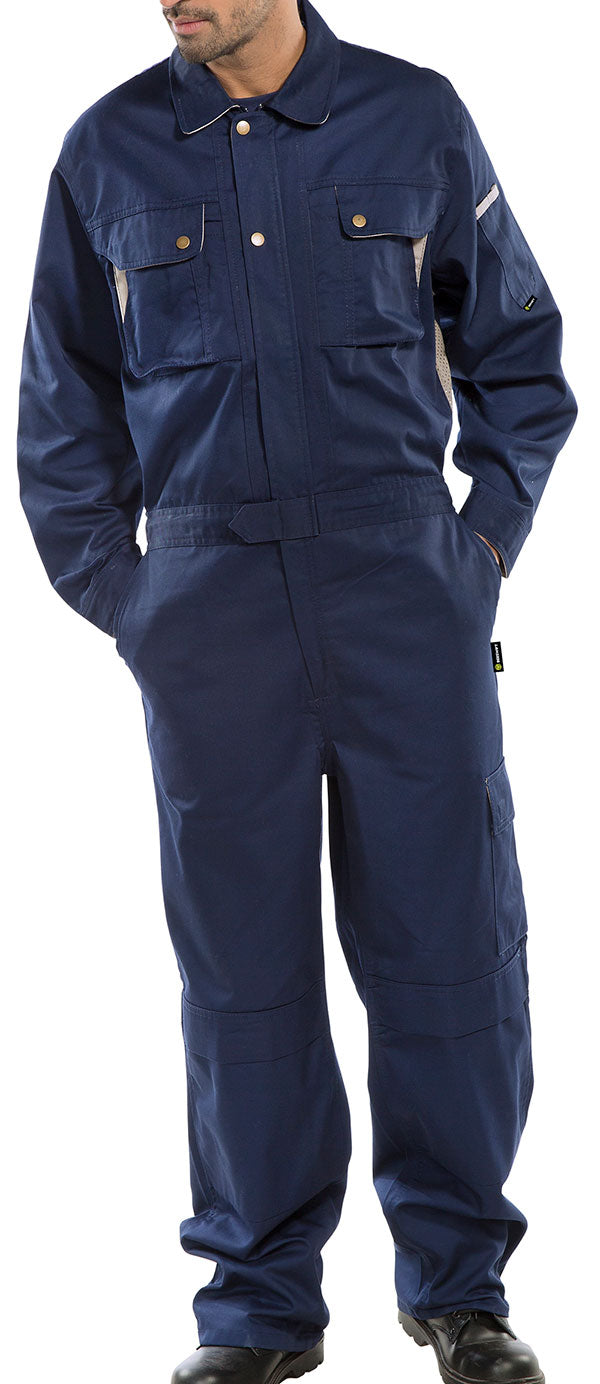 Click Premium Coverall Navy Size 42 - Durable Workwear for Professionals