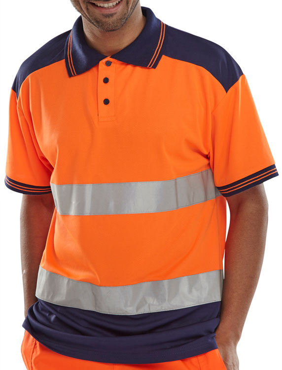 PK 2-Tone Orange/Navy Shirt - 4XL Premium Quality, Stylish Casual Wear