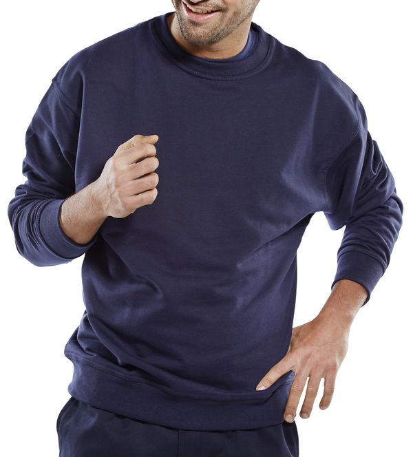 CL Premium Navy Full Sleeve Shirt - P/C Blend Small Size - Comfortable And Stylish Workwear