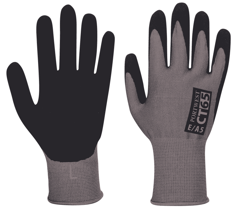 Polyester CT Cut Nitrile Safety Glove