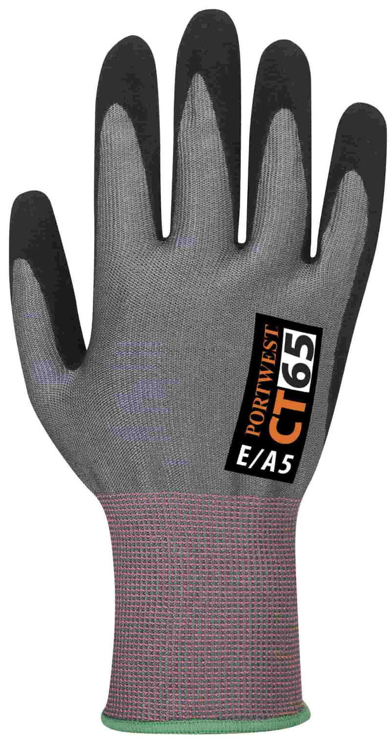 Polyester CT Cut Nitrile Safety Glove