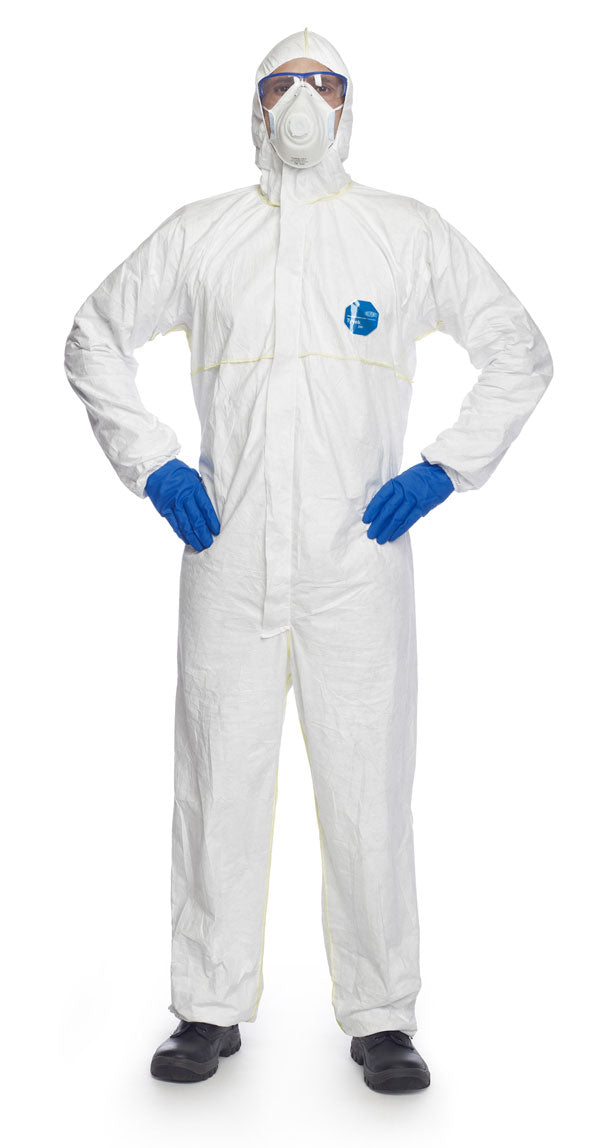 DuPont Tyvek 200 EasySafe White Small Coverall Suit - Protective Disposable Clothing