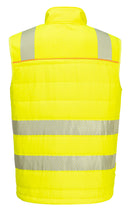 Hi-Vis Hybrid Baffle Bodywarmer