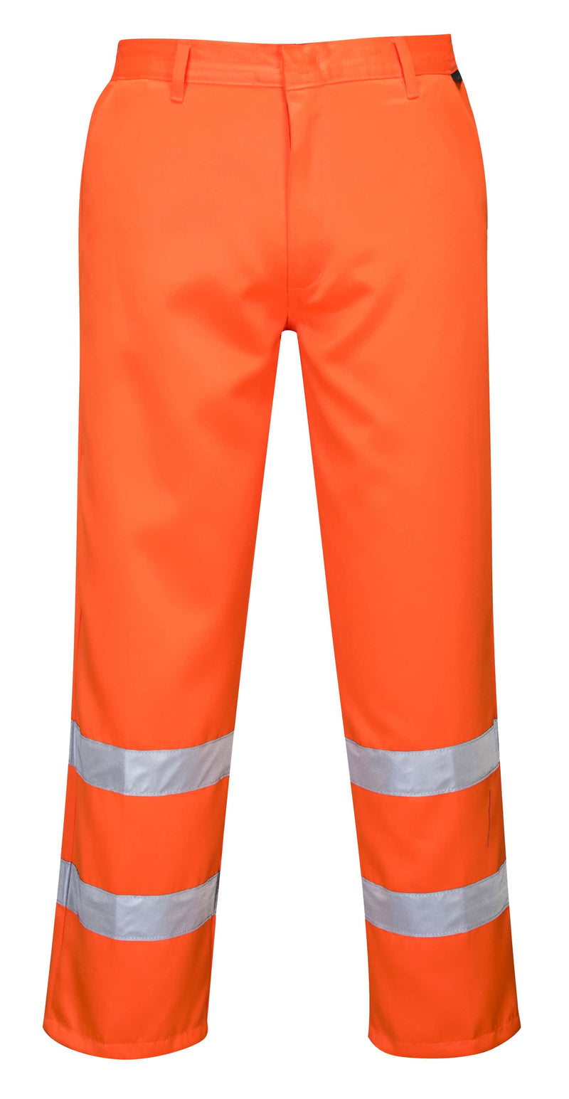 Hi-Vis Polycotton Service Trousers Stain Resistant