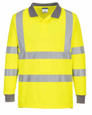 Eco Hi-Vis Polo Shirt L/S (6 Pack)