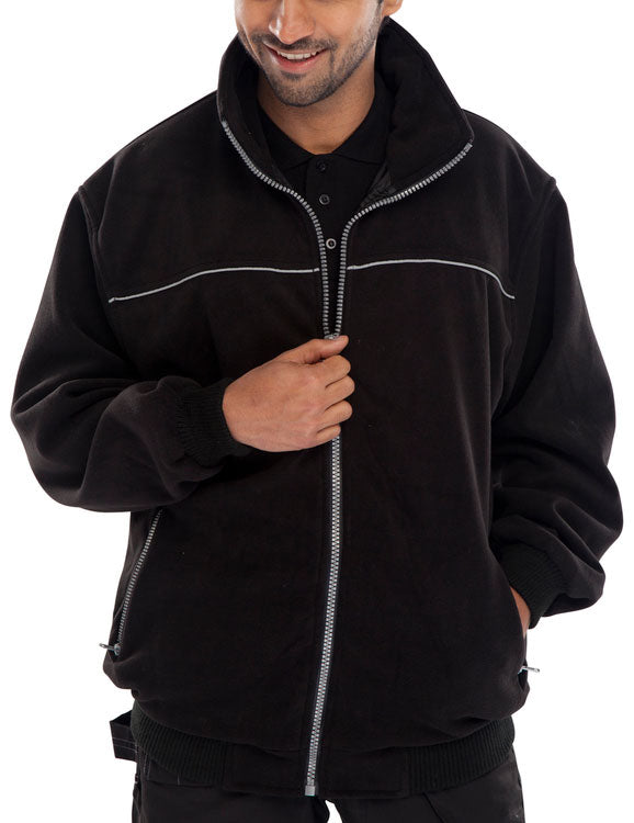 Endeavour Fleece Black XL - Men's Warm Fleece Jacket, Lightweight Winter Outerwear for Comfort