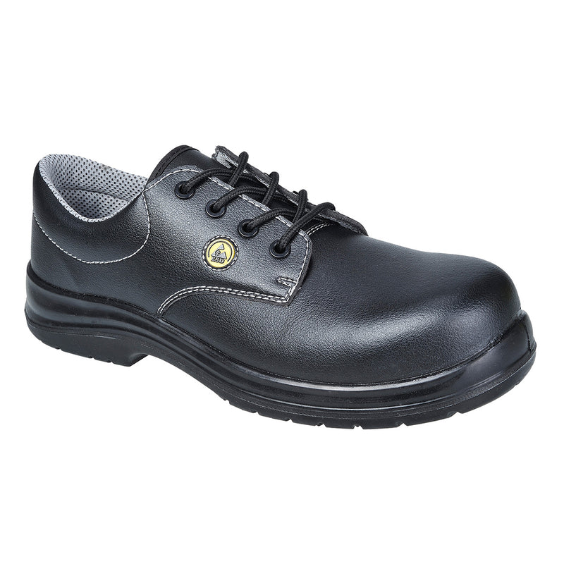 Water-Resistant Microfibre Compositelite ESD Laced Safety Shoe S2