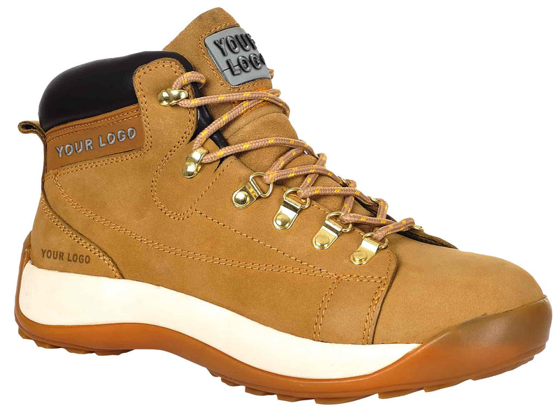 Steelite Mid Cut Full-Grain Nubuck Leather Nubuck Boot SB HRO