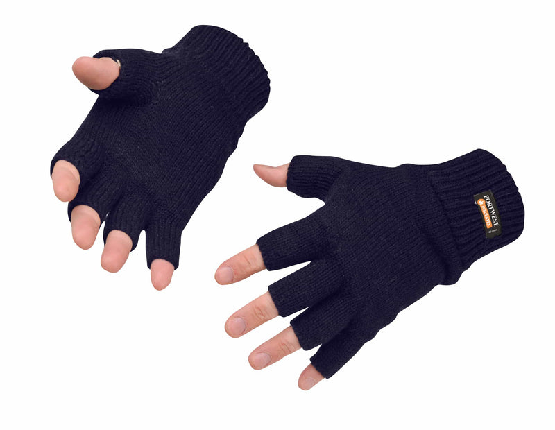 Insulated Fingerless Knit Glove