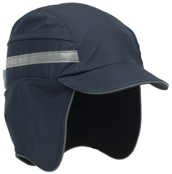 3M First Base 3 Winter Cap Navy Reduced Peak Safety Cap