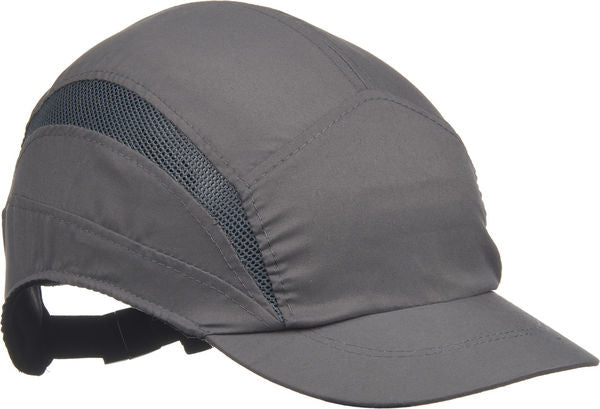 3M First Base 3 Grey Reduced Peak Safety Cap for Enhanced Visibility