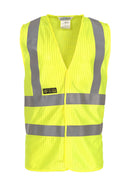 High Visibility Fire-Resistant Safety Waistcoat - MABLY Saturn Yellow (Large/XL)