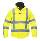 INDIA HI VIS GID Pilot Jacket - Saturn Yellow, XL - High Visibility Safety Workwear