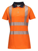 Hi-Vis Women's Cotton Comfort Pro Polo Shirt S/S