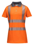 Hi-Vis Women's Cotton Comfort Pro Polo Shirt S/S
