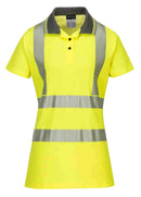 Hi-Vis Women's Cotton Comfort Pro Polo Shirt S/S