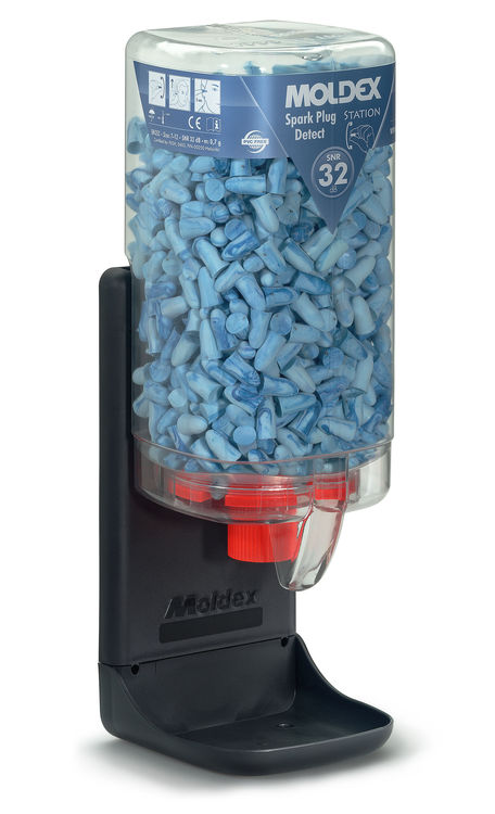 Moldex 7859 Spark Det Disp 500 Dispensing Station for Convenient Earplug Access