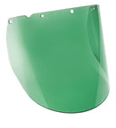 V-Gard PC Molded Green Tinted Visor - Safety Face Shield with UV Protection