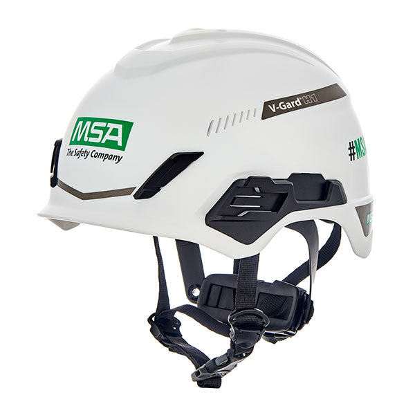 V-Gard H1 Tri-Vented Helmet White - High-Performance Safety Headgear