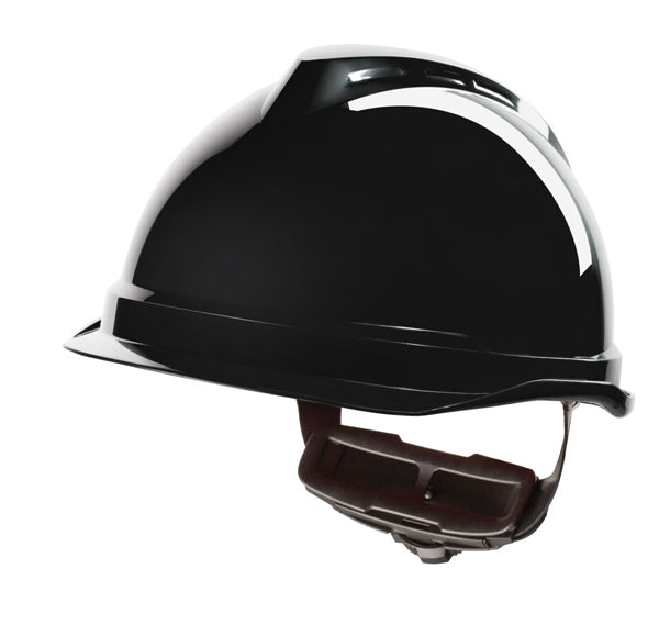 V-Gard 520 Peakless Safety Helmet Black for Maximum Protection and Comfort