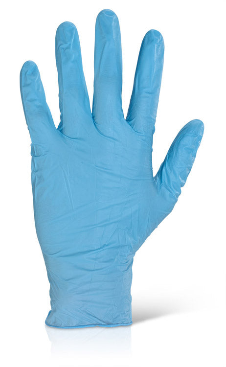 Bulk XL Powder-Free Blue Nitrile Gloves - Disposable Hand Protection