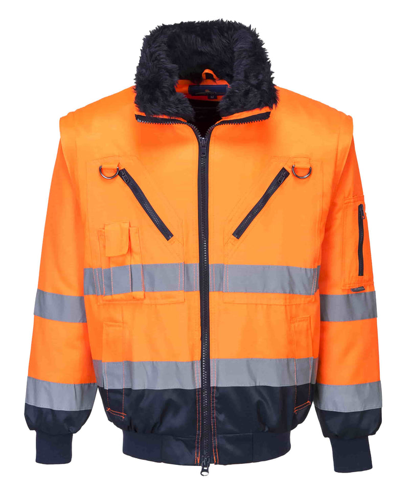 Hi-Vis 3-in-1 Contrast Pilot Jacket