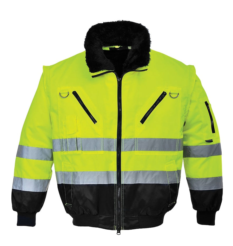 Hi-Vis 3-in-1 Contrast Pilot Jacket