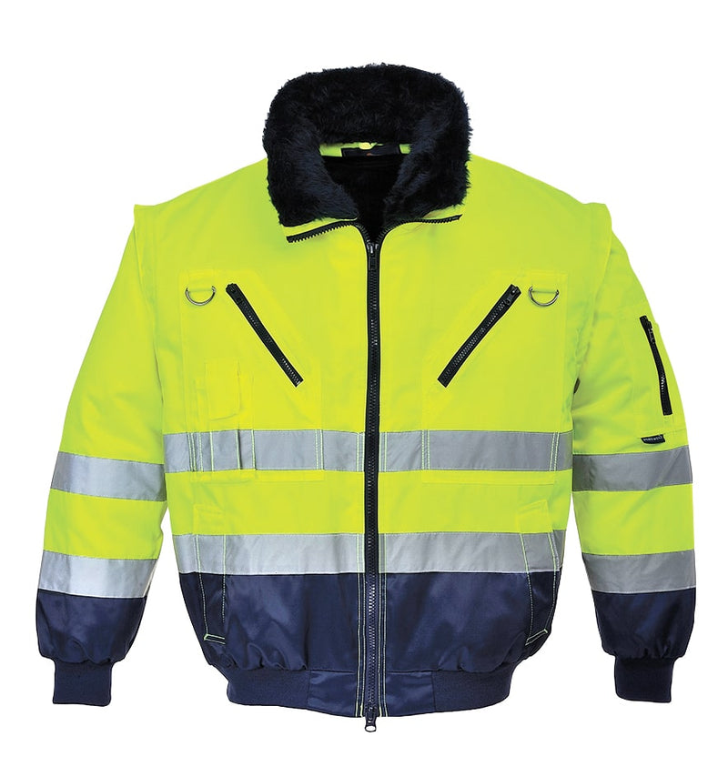 Hi-Vis 3-in-1 Contrast Pilot Jacket