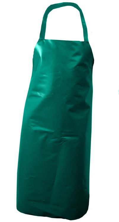 Green Nylon Apron, 48x36 inches, Pack of 10 - Disposable