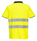 Hi-Vis Polyester Cotton Comfort Polo Shirt S/S