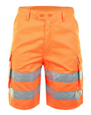 Hi-Vis Orange Safety Shorts - Size 40 Durable & Comfortable Workwear