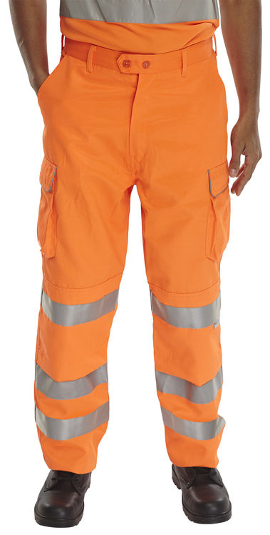 Rail Spec Trouser 44 Short Leg - High-Visibility Workwear for Rail Workers