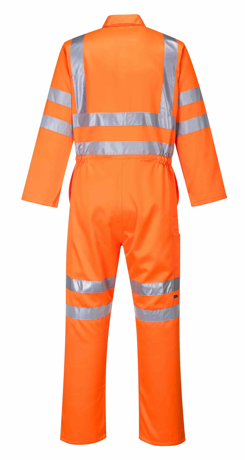 Hi-Vis Polycotton Service Coverall