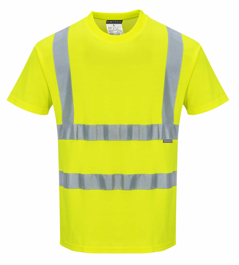 Polyester Hi-Vis Cotton Comfort T-Shirt S/S