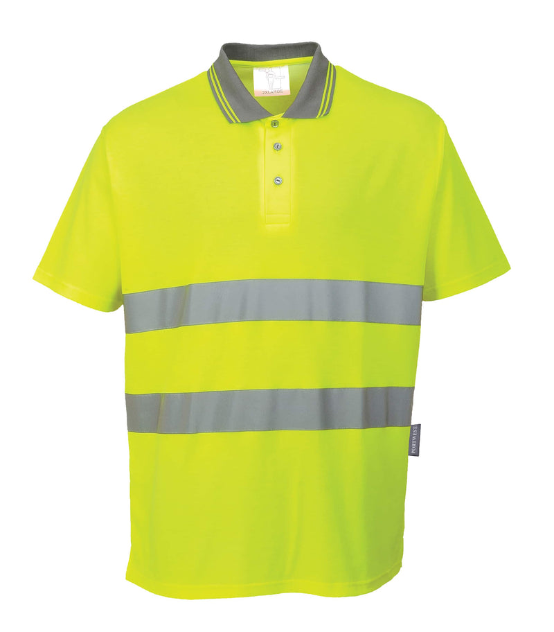 Hi-Vis Cotton Comfort Polo Shirt S/S